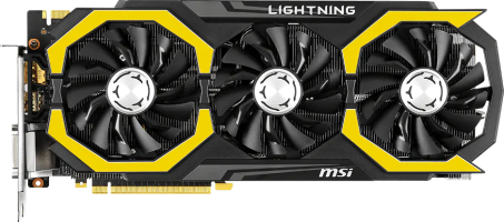 MSI GeForce GTX 980 Ti - Front