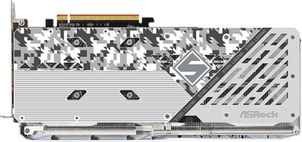 ASRock Radeon RX 7600 Steel Legend OC - Rear