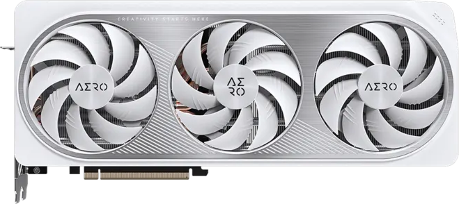 Gigabyte GeForce RTX 4070 Ti AERO OC - Front