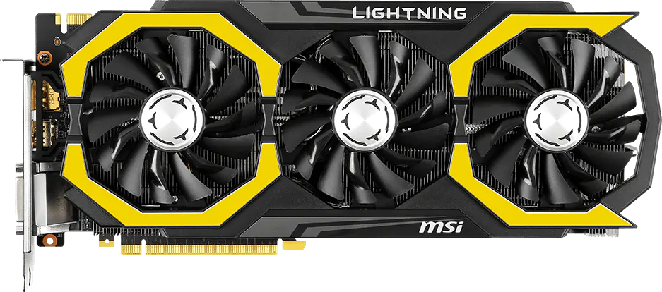 MSI GeForce GTX 980 Ti LIGHTNING LE - Front