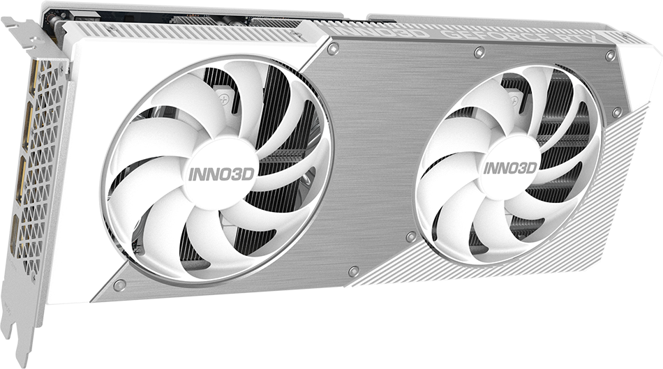 Inno3D GeForce RTX 5060 Ti TWIN X2 OC WHITE - Front