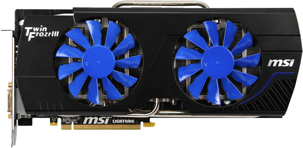 MSI GeForce GTX 580 LIGHTNING Xtreme Edition - Front