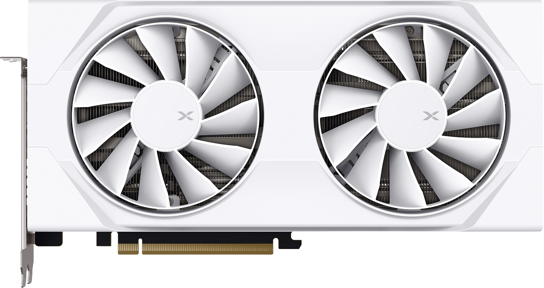 XFX Swift AMD Radeon RX 9060 XT OC White Gaming Edition - Front
