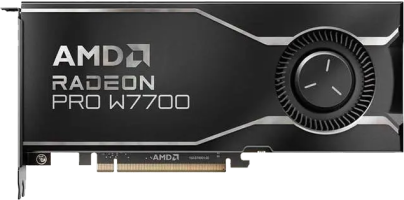 AMD Radeon PRO W7700 - Front
