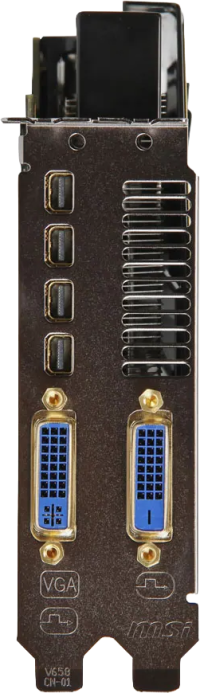 MSI Radeon HD 7970 LIGHTNING - Outputs