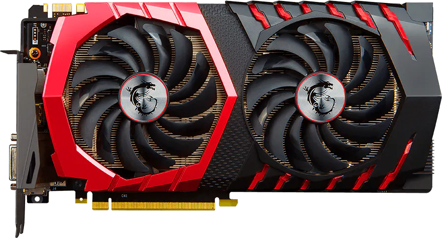 MSI GeForce GTX 1070 Ti GAMING - Front