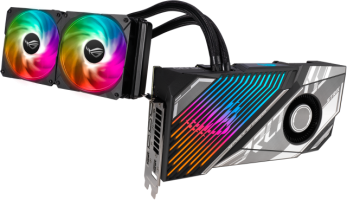 Asus ROG Strix LC GeForce RTX 3080 Ti - Side