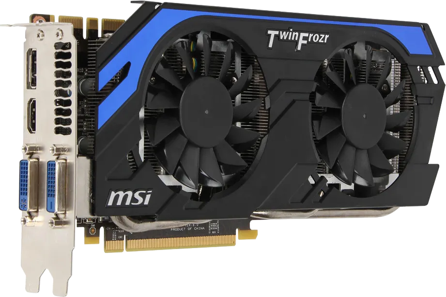 MSI GeForce GTX 660 Ti Power Edition - Front