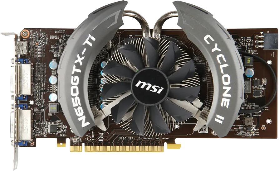 MSI GeForce GTX 650 Ti Power Edition - Front