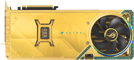 Asus ROG Astral GeForce RTX 5080 Dhahab CORE OC Edition - Rear