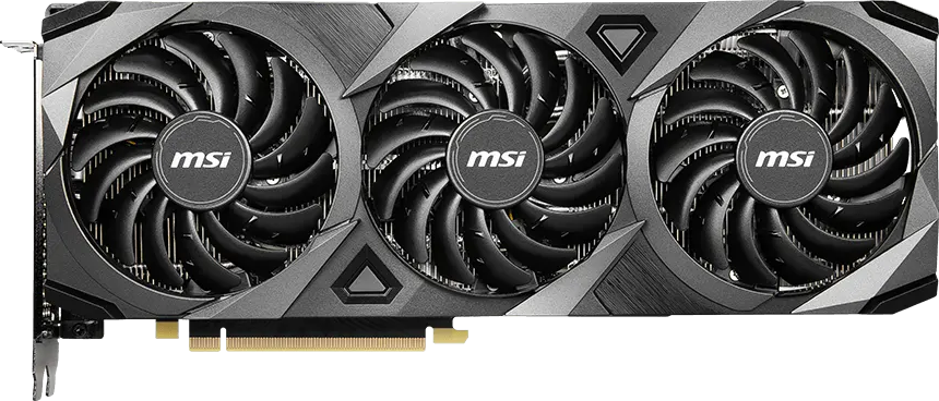 MSI GeForce RTX 3070 VENTUS 3X OC - Front