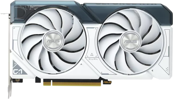 Asus Dual GeForce RTX 4060 White Edition - Front