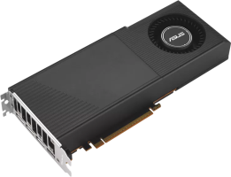 Asus TURBO Radeon AI PRO R9700 - Side