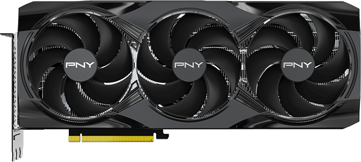 PNY GeForce RTX 5070 Ti Overclocked Triple Fan Plus - Front