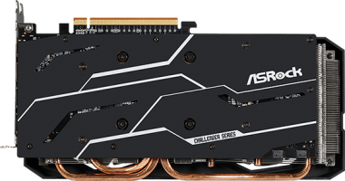 ASRock Radeon RX 6700 XT Challenger D - Rear