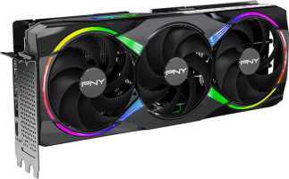 PNY GeForce RTX 5080 ARGB EPIC-X RGB Overclocked Triple Fan - Side