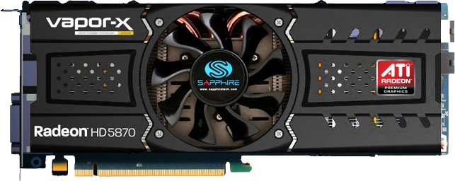 Sapphire Sapphire HD 5870 Vapor-X - Front