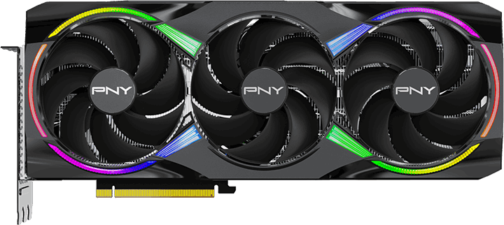 PNY GeForce RTX 5080 ARGB EPIC-X RGB Triple Fan - Front