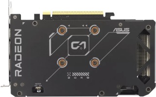 Asus Dual Radeon RX 9060 XT - Rear