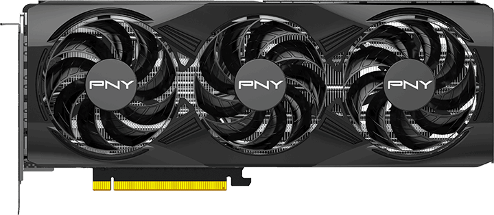 PNY GeForce RTX 5070 Overclocked Triple Fan - Front
