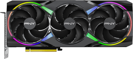 PNY GeForce RTX 5070 Ti EPIC-X RGB Triple Fan Plus - Front