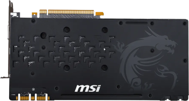 MSI GeForce GTX 1070 GAMING X - Rear