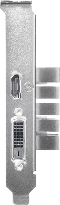 Asus GeForce GT 1030 Silent - Outputs