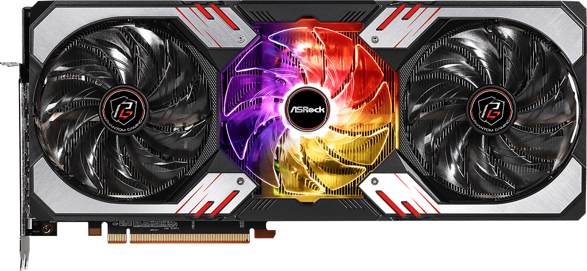 ASRock Radeon RX 6800 XT Phantom Gaming OC - Front