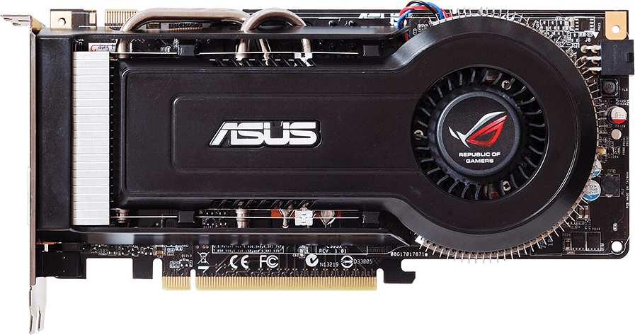 Asus ROG Matrix 9800 GT - Front