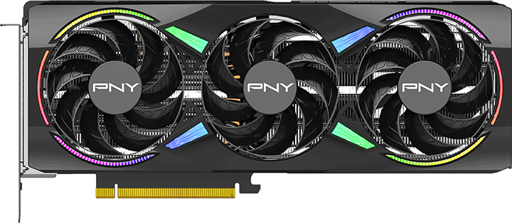 PNY GeForce RTX 5070 Ti EPIC-X RGB Overclocked Triple Fan - Front