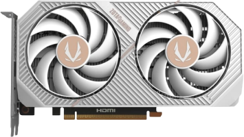 Zotac GeForce RTX 5050 Twin Edge OC White Edition - Front