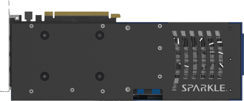 Sparkle Intel Arc A750 TITAN OC Edition - Rear