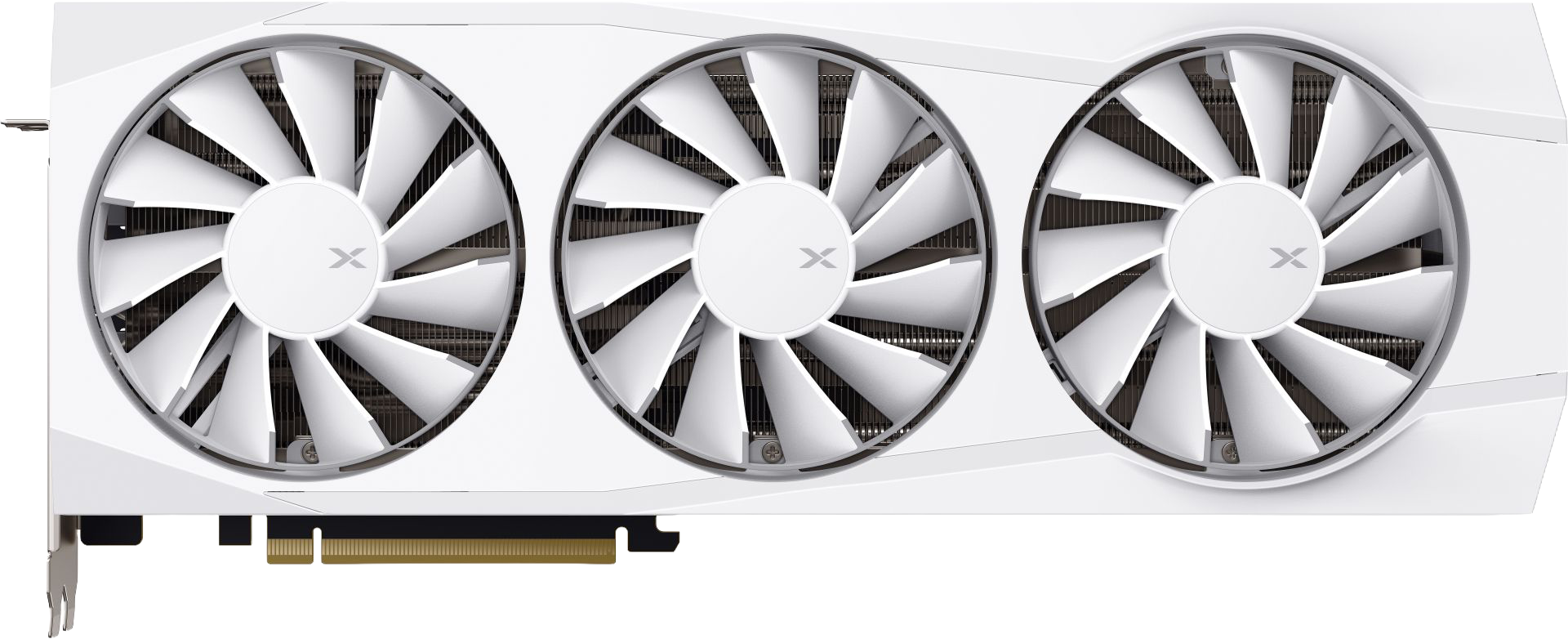 XFX Quicksilver AMD Radeon RX 9070XT White Magnetic Air Edition - Front