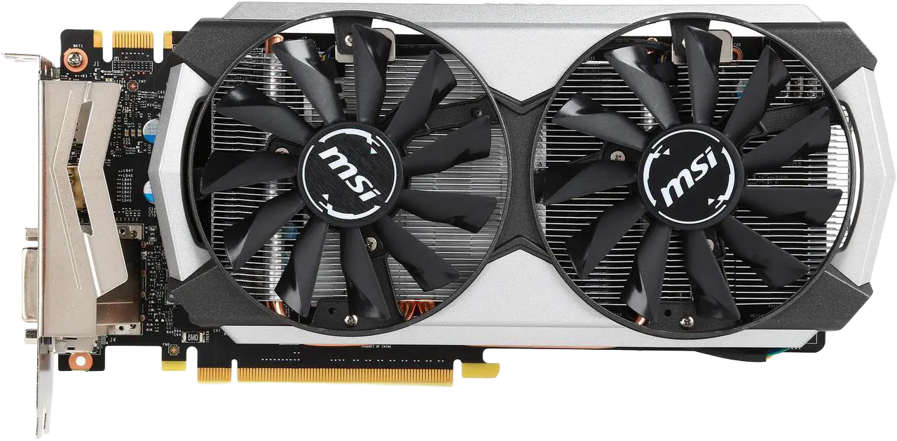 MSI GeForce GTX 960 Titanium OC - Front