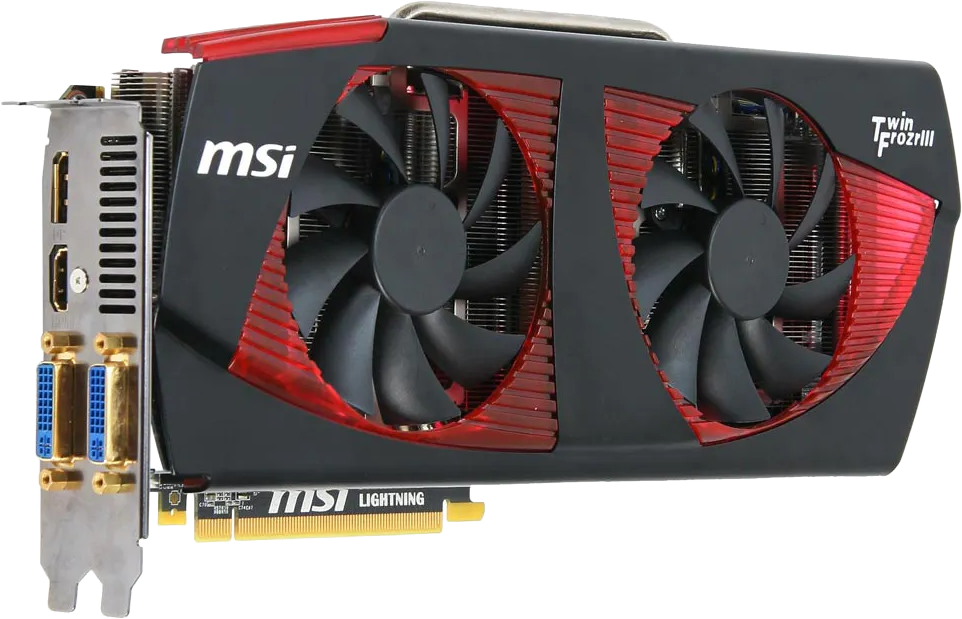 MSI GeForce GTX 480 LIGHTNING - Front
