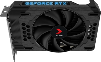 PNY GeForce RTX 3060 12GB XLR8 Gaming REVEL EPIC-X RGB Single Fan Edition - Front