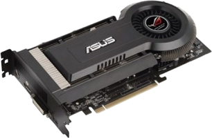 Asus ROG Matrix 9600 GT - Side