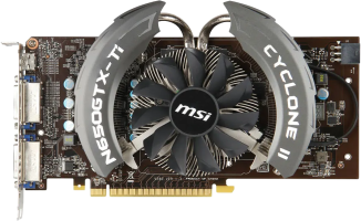 MSI GeForce GTX 650 Ti Power Edition - Front