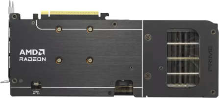 Asus Prime Radeon RX 9060 XT OC Edition - Rear