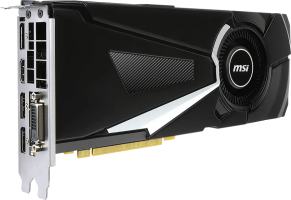 MSI GeForce GTX 1080 AERO OC - Side