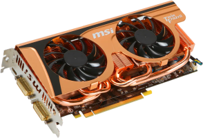 MSI GeForce GTX 560 Ti Twin Frozr II Golden Edition - Rear