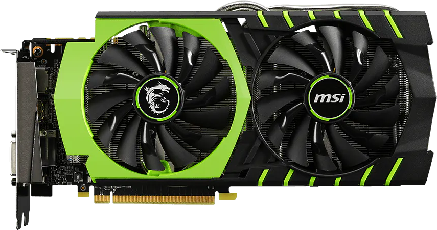 MSI GeForce GTX 970 Gaming 100ME - Front