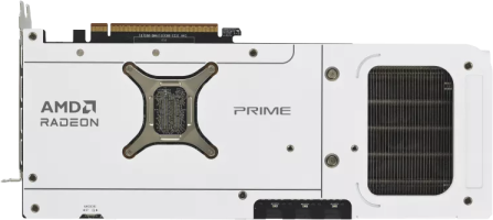 Asus Prime Radeon RX 9070 XT White OC Edition - Rear