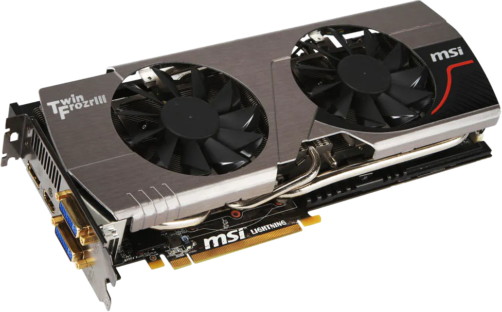 MSI Geforce GTX 580 LIGHTNING - Front