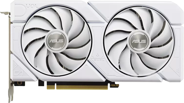 Asus Dual GeForce RTX 4070 EVO White Edition - Front