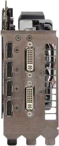 Asus ROG Matrix HD 7970 - Outputs