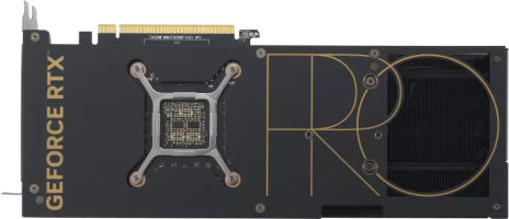 Asus ProArt GeForce RTX 4070 Ti SUPER - Rear