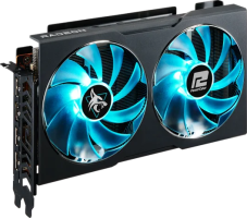 PowerColor Hellhound AMD Radeon RX 7600 - Side