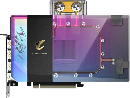 Gigabyte AORUS GeForce RTX 5090 XTREME WATERFORCE WB - Front