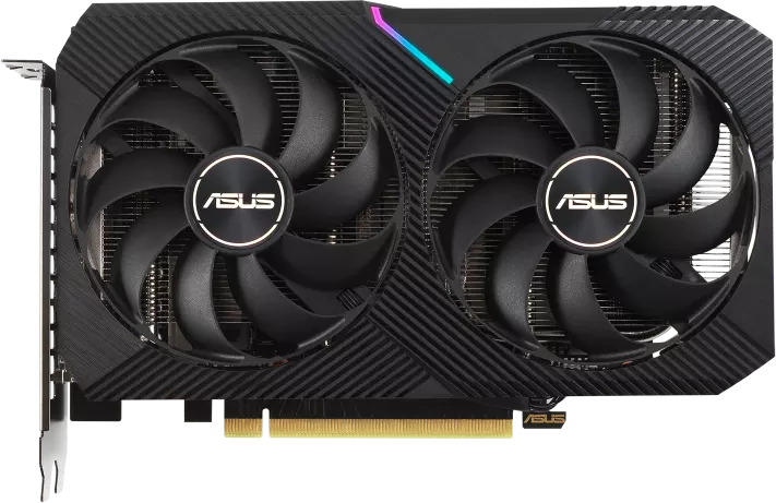 Asus Dual GeForce RTX 3060 V2 OC Edition - Front